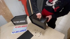 ВИДЕООБЗОР по сборке ПОЛКИ в кабину трактора  МТЗ. ПОЛКА в кабину МТЗ. ( БЕЛАРУС 82.1 ).