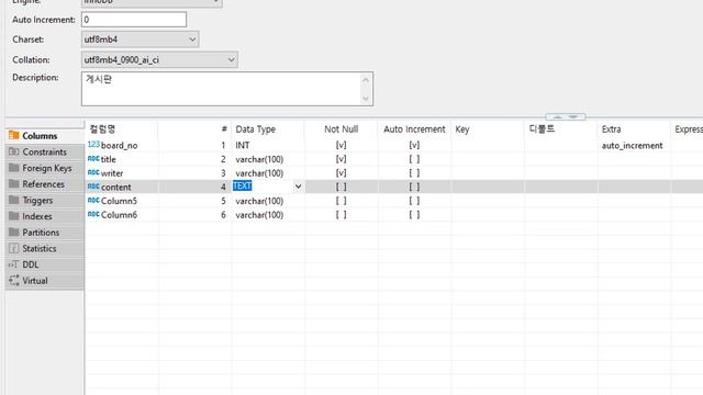 Eclipse DBeaver MySQL Board 테이블 생성 - MySQL Create Table смотреть онлайн
