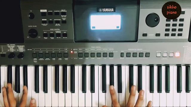 Pehla Nasha Pehla Khumar Piano tutorial |slow step by step with notes| Sikho piano| Yamaha PSR i500 смотреть онлайн