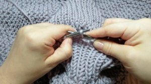 Свитер Оверсайз спицами | Oversize | Свободный свитер