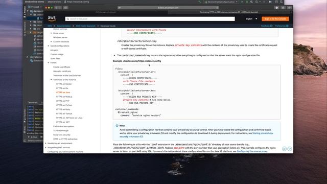 part 03 - AWS + Springboot + ssl + elastic beanstalk + self sign certificate + Single Instance смотреть онлайн