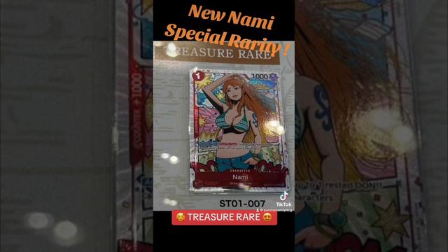 TREASURE RARE REVEALED FROM BANDAI FEST ! NEW NAMI CARD TREASURE RARE ! #onepiece #cardgame #op06