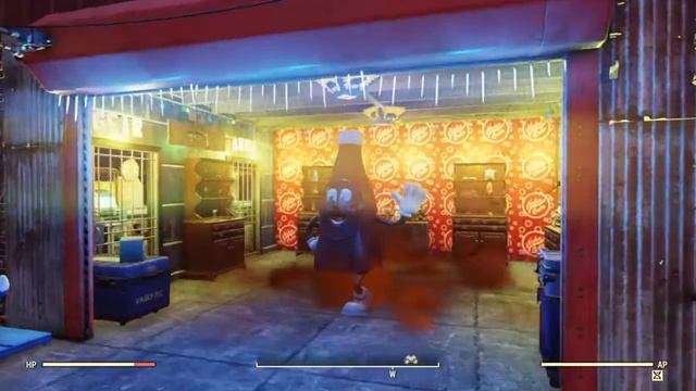Fallout 76 Nuka Cola souvenir shop C.A.M.P смотреть онлайн