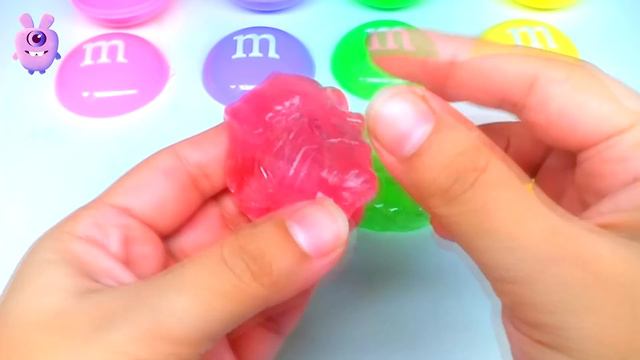Giant M&M Clay Slime Огромный M&Ms лизун