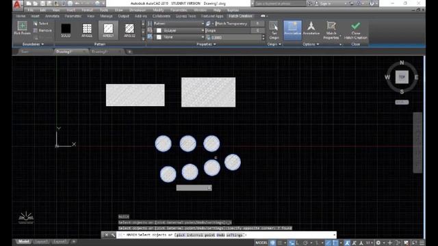 How to use Hatch on AutoCAD 2019 смотреть онлайн