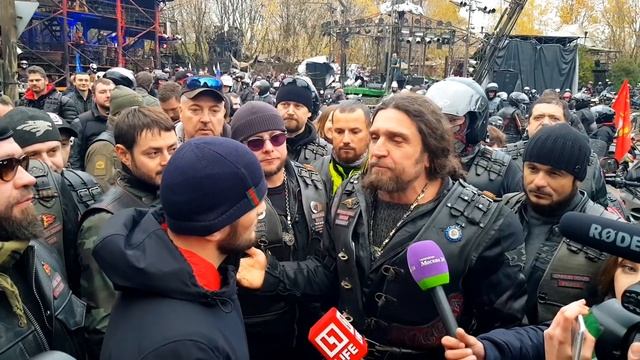 Закрытие мото сезона 2018г Ночные волки. С Хабибом Нурмагомедовым !!! смотреть онлайн