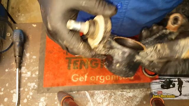 Yamaha Grizzly Front Wheel Bearing Replacement #1614