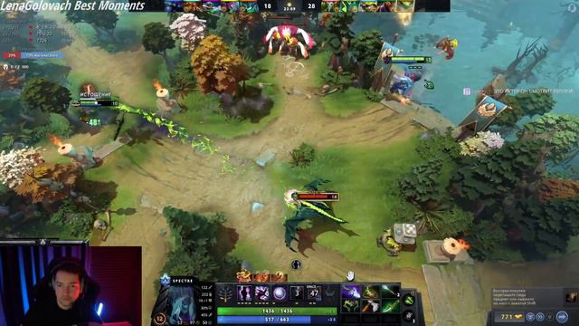 Головач заруинил игру тиммейтам на Спектре | LenaGolovach Best Moments | Dota 2