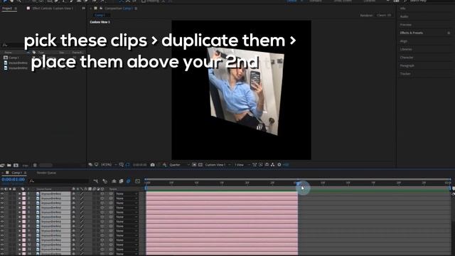 clip borders around clip | after effects tutorial смотреть онлайн