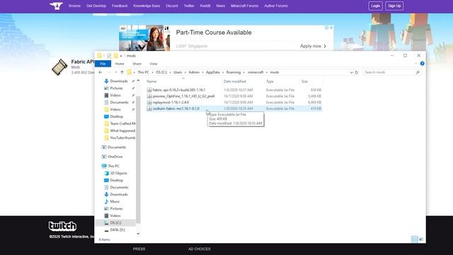 How to install Sodium Mod for Minecraft (FPS BOOST BETTER THAN OPTIFINE) смотреть онлайн