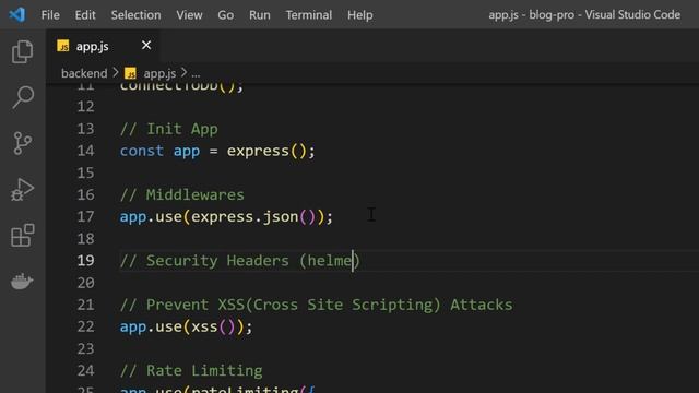 [Arabic] Blog App : #66 - API security : helmet & hpp смотреть онлайн