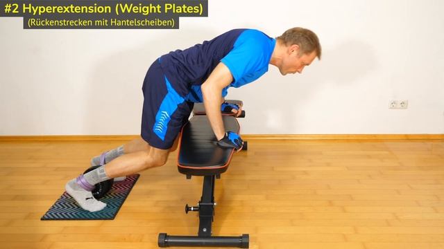 Hyperextension: 3 Exercises for the Lower Back on a Weight Bench at Home смотреть онлайн