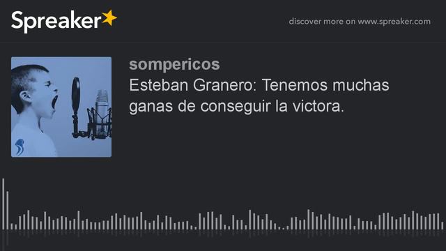 Esteban Granero: Tenemos muchas ganas de conseguir la victora. (hecho con Spreaker) смотреть онлайн
