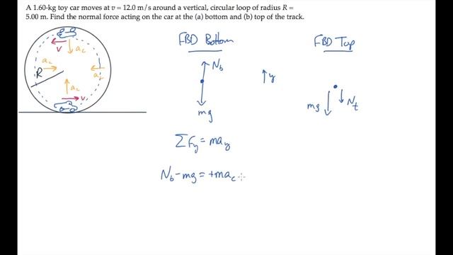 Newton's 2nd Law: Circular Motion. Level 1, Example 1 смотреть онлайн