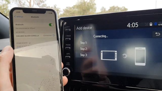 How to Pair/Connect an iPhone to the Toyota Corolla 2021/2022 смотреть онлайн