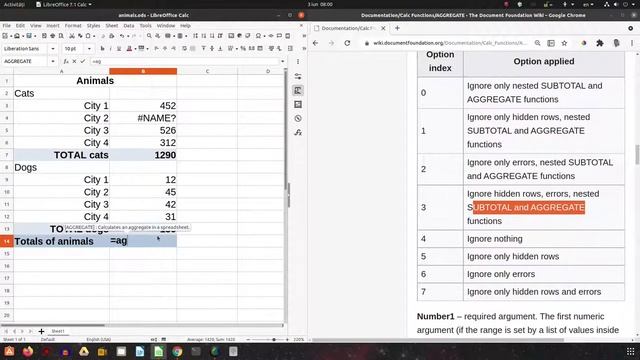 Why to use Aggregate Function - LibreOffice Calc смотреть онлайн