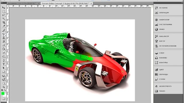 Photoshop 1.24 Инструменты - Карандаш. Замена цвета. Антон Мякотин. смотреть онлайн