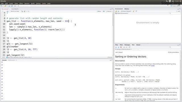 Использование списков при создании функций в R смотреть онлайн