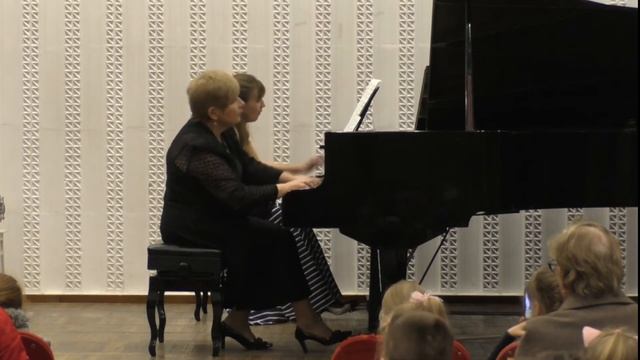 Ю.Шапорин "Вальс" из оперы "Декабристы". Исполняют Анна Скидан, Елена Машковцева - ДМШ №1 г.Керчь. смотреть онлайн