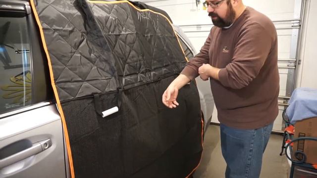 iBuddy dog car/vehicle Seat Cover and iBuddy pet seat belt review! смотреть онлайн