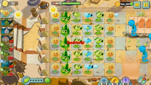 Max Level Peashooter vs Peashooter Level 1 PVZ 2 Gameplay смотреть онлайн