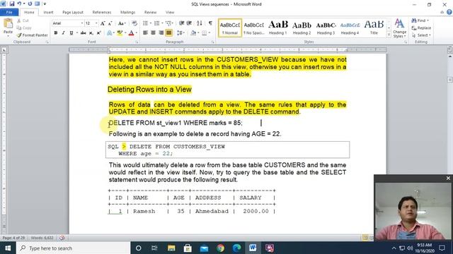 Updating Of View смотреть онлайн