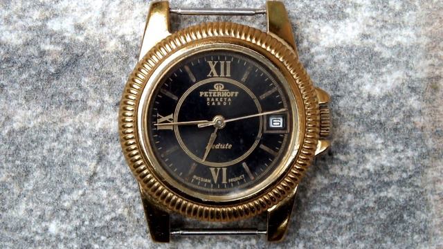 PETERHOFF RAKETA CARDI REDUTE 19 Jewels USSR Russian Product Mechanical Watch.