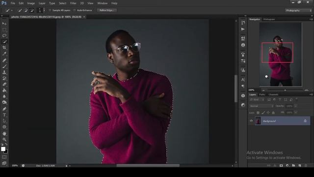 How to create bright lines using Photoshop смотреть онлайн