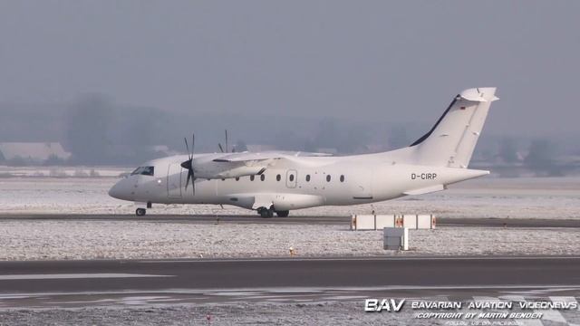 Dornier 328 - MHS Aviation D-CIRP - Landing At Memmingen Airport