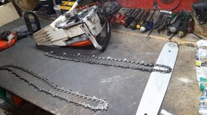 Новая шина и цепь, но не пилит. Бензопила Калибр - замена цепи. Шаг цепи 3/8 и 0.325 - в чем разниц