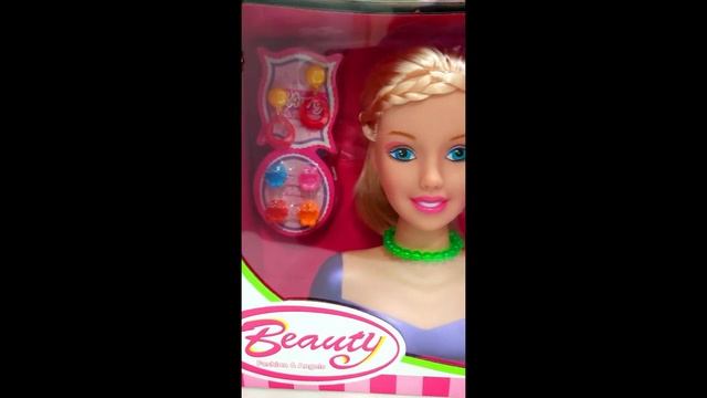 Barbie Doll Hairstyling Head Toy|Барби прическа голова игрушка|Muñeca Barbie Peluquería #Toyshoop смотреть онлайн