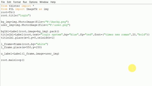how to create login window using python tkinter ? | login page............... смотреть онлайн