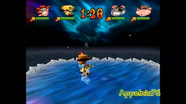 Crash Bash Walkthrough Part 4 [Polar Panic Trophy] смотреть онлайн
