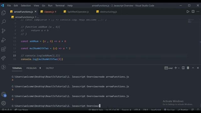 JavaScript Modules Required For React.js Part - 2 Arrow Functions | React.js Course [Class - 6] смотреть онлайн