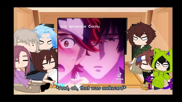 Sk8 The Infinity React To TT / скейт:бесконечность реакция на тт [ENG/RUS] МияРэки???ЛангаРэки???
