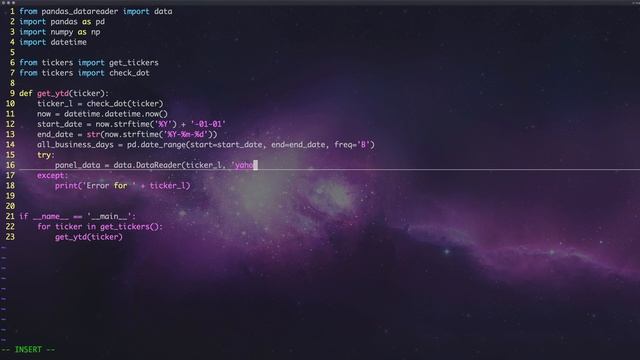 Calculating Year-to-Date Stock Returns | Python for Finance смотреть онлайн
