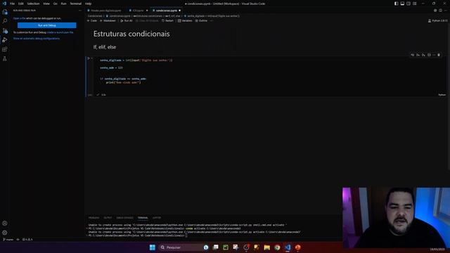 Python - Estrutura condicional (if, elif, else) смотреть онлайн