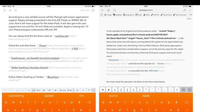 iPad will get split screen mode and multi-user support in iOS 9 смотреть онлайн