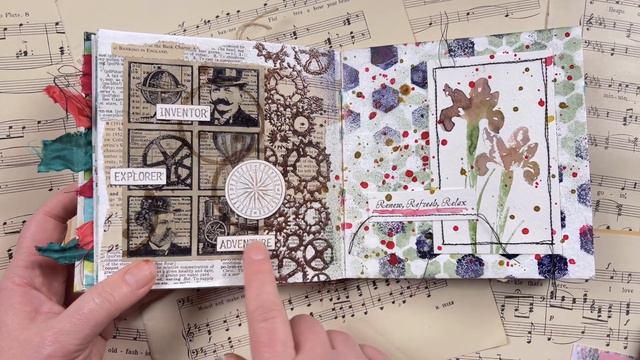 Artful August Journal Flip Through 2022 смотреть онлайн