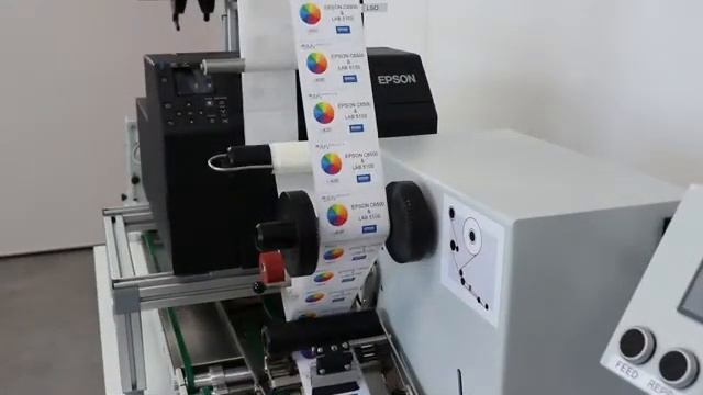 LAB510 Labeler with EPSON Colorworks C6500 colour label printer (Inline printer) смотреть онлайн