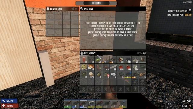 7 Days to Die Alpha 17 ► Путь к мотоциклу ► №6 (Стрим) смотреть онлайн
