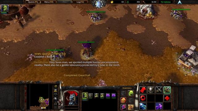 Warcraft 3 Hard. Orc 3: Cry of the Warsong. The Clever Way. смотреть онлайн
