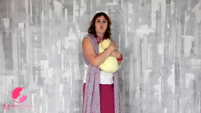 Как наматывать слинг-шарф (намотка КНК или "Крест над карманом") смотреть онлайн