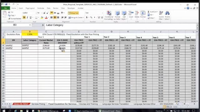 Offer Price Proposal Template for Services and Training смотреть онлайн