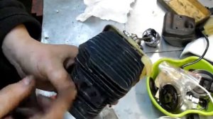 STIHL MS-250 ЧАСТЬ 4 установка маслонасоса + дефектовка ЦПГ! STIHL MS-250/230/210 repair