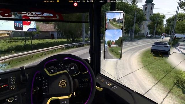 【ETS2】Euro Truck Simulator 2 Scania S DC16 730HP Straight pipe｜Hungary map＃8 смотреть онлайн
