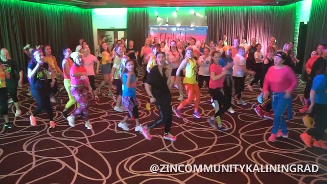 Флешмоб с Алиной Федотовой, ZJ ™Zumba смотреть онлайн
