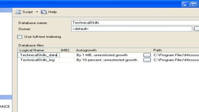 SQL SERVER 2005: Database Creation смотреть онлайн