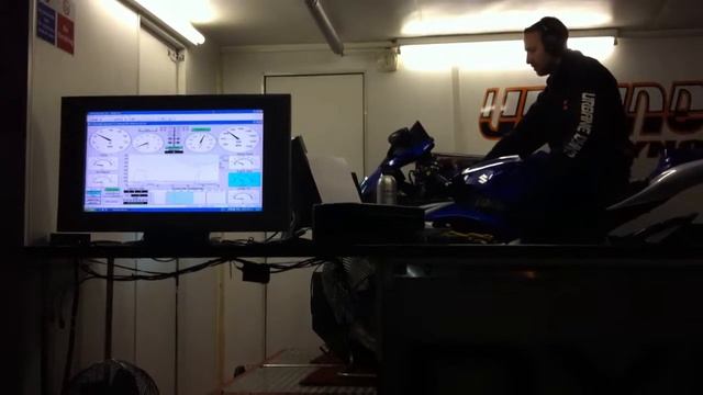 GSX-R600 K6 (2006) DYNO RUN смотреть онлайн