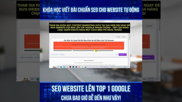 Khóa Học Viết Bài Chuẩn SEO Tự Động - Khóa Học Content Marketing Auto Chuyên Sâu Tại Vua Web Digi # смотреть онлайн